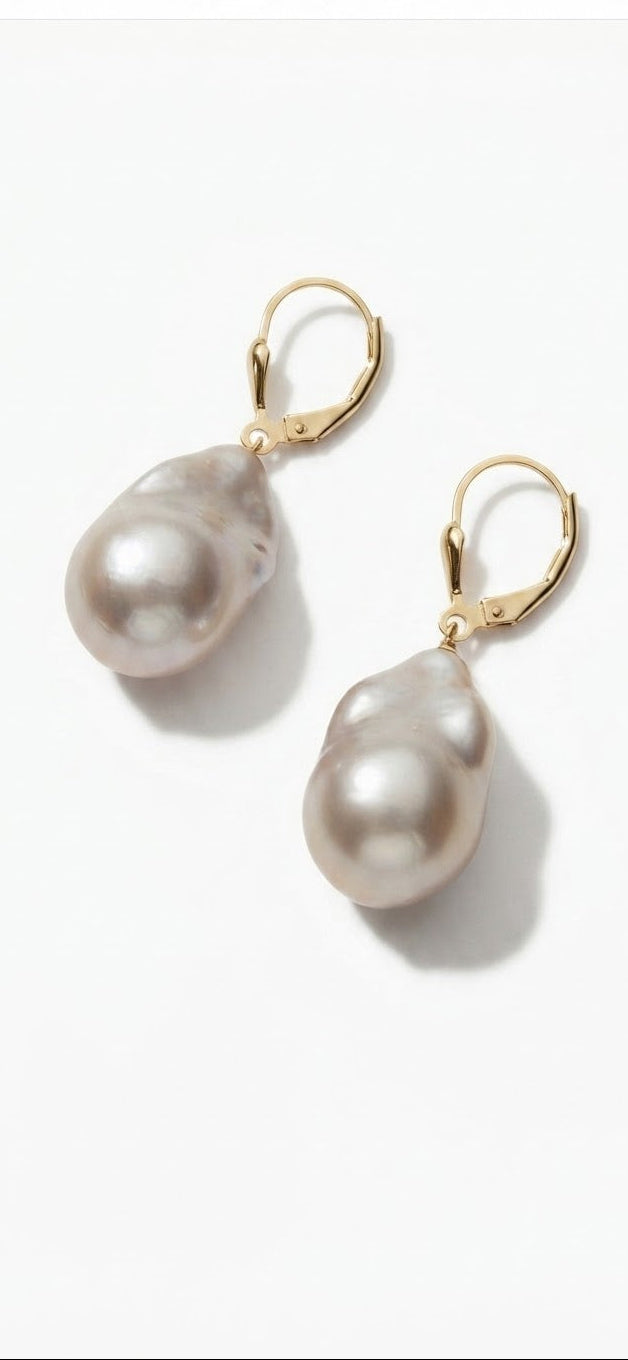 Baroque Pearl Earrings