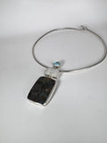 Mixed Gemstone Pendant with Jasper and Onyx