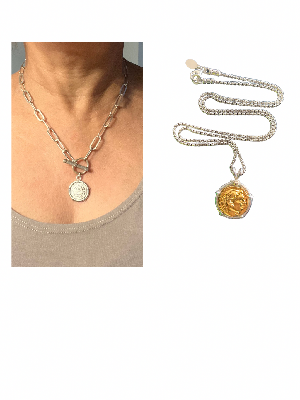 Roman Coin Necklace