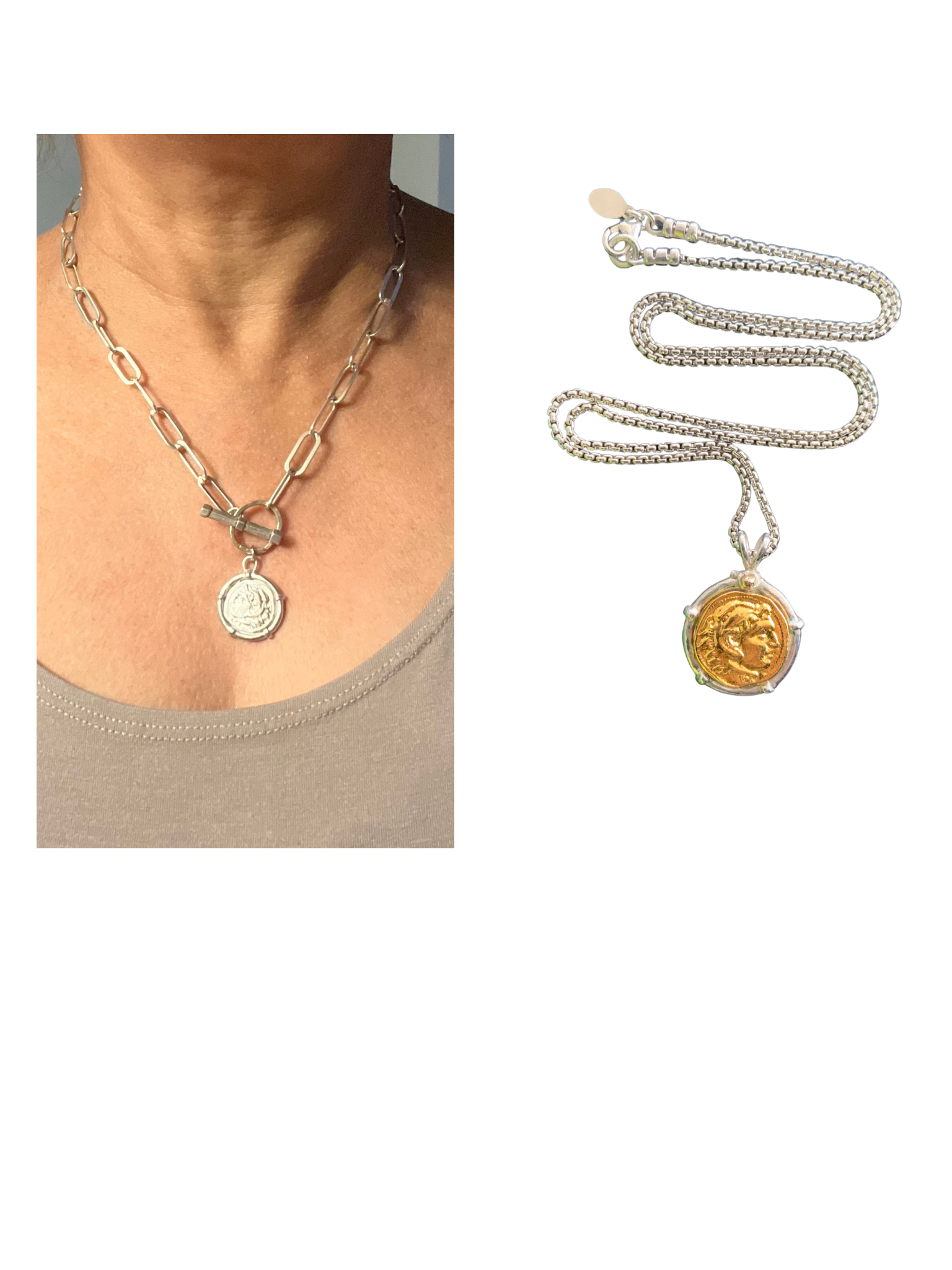 Roman Coin Necklace